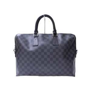 Louis Vuitton Bag Strap Damier Porte Black Jour Document Business Shoulder